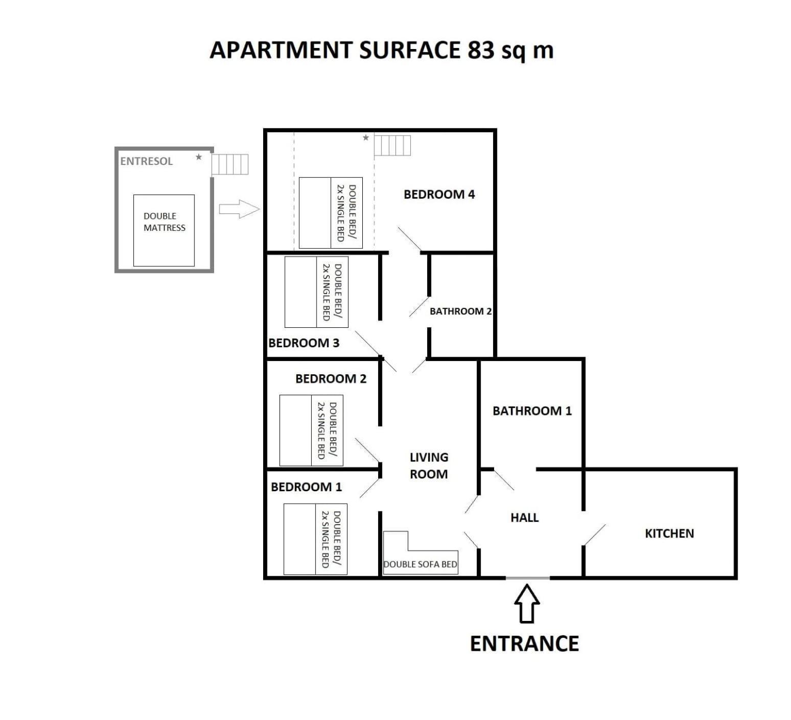 Ground Floor Family Apartment 克拉科夫 外观 照片